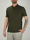 Lexton .Mao Men's Short Sleeve Blouse Polo Khaki