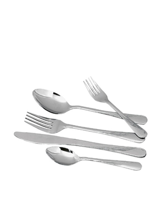 Metallic Table Fork Set Silver 1бр