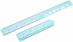 Cremlis Yolo Plastic Light Blue Ruler