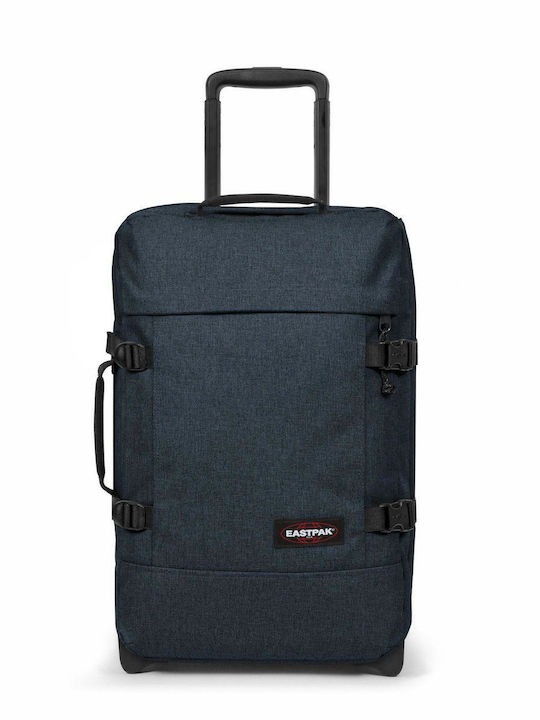 Eastpak Tranverz S Cabin Fabric Suitcase Triple Denim with 2 Wheels Height 51cm