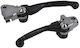 Polisport Set of Motorcycle Brake/Clutch Levers Flexible for Honda CRF 250 Black 8487200007