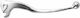 Accossato Motorcycle Brake Lever for Yamaha YBR 125 Silver AGD218