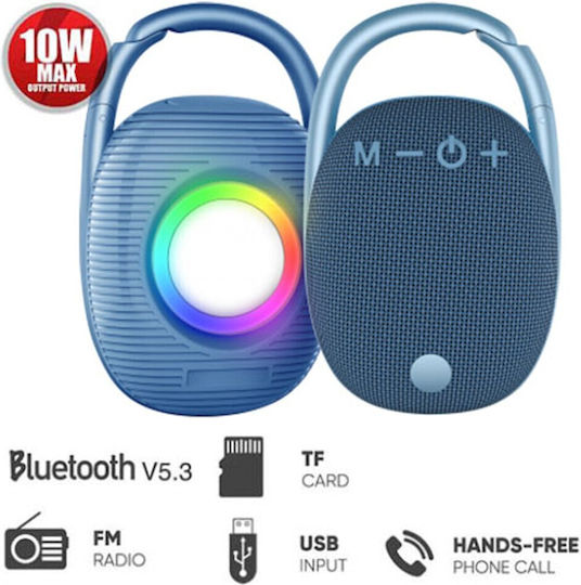 Sonic Gear BT5.3 Bluetooth Speaker 5W with Radio and Battery Life up to 4 hours Blue