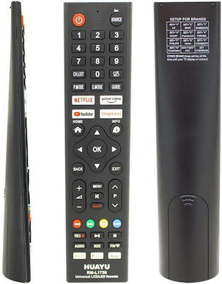 Huayu Universal Remote Control RM-L1730 for Τηλεοράσεις