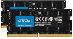 Crucial 96GB DDR5 RAM με 2 Modules (2x48GB) και Ταχύτητα 5600 για Laptop