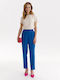 Make your image Women's Fabric Trousers Blue