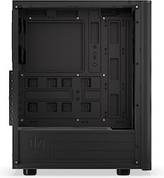 Endorfy Ventum 200 ARGB Gaming Midi Tower Κουτί Υπολογιστή με Πλαϊνό Παράθυρο Μαύρο