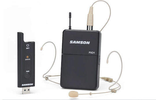Samson XPD2 Headset Микрофон USB Щипка за Вокали в Черен Цвят