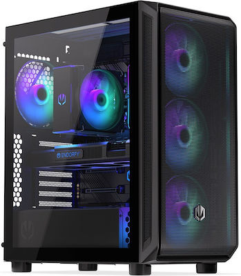 Endorfy Arx 500 ARGB Gaming Midi Tower Computer Case Black