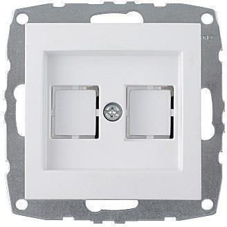 Mono Electric Einzeln Netzsteckdose RJ45 ohne Rahmen in Weiß Farbe 500-001905150