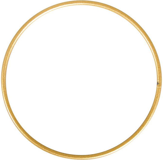 Rayher Μεταλλικό Διακοσμητικό Στεφάνι για DIY Κατασκευές Χρυσό 10εκ.