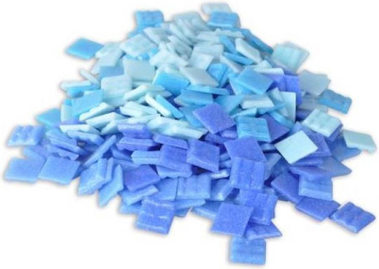 Art & Hobby Glass Decorative Stone for DIY Crafts Blue 1x1cm