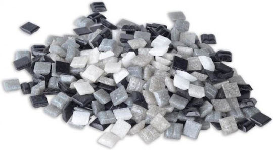 Art & Hobby Glass Decorative Stone for DIY Crafts White 1x1cm