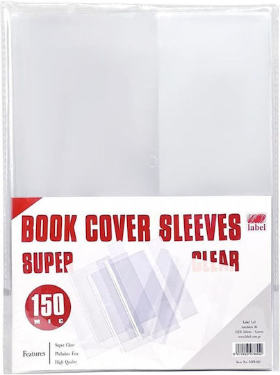 Transparent Book Cover Protection 29x21cm 10pcs