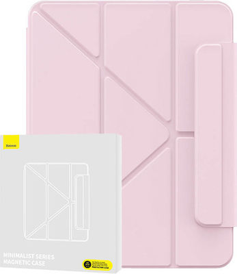 Baseus Minimalist Flip Cover Synthetic Leather Pink (iPad Air 2020/2022 / iPad Pro 2021 11" / iPad Pro 2022 11'') P40112500411-01