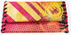 Fabric Tobacco Pouch With Magnetic Clasp 16x8cm Yellow