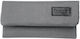 Handgefertigte Stoff Tabaktasche Grau mit Magnetverschluss 16x8cm