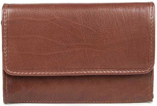 Fetiche Leather Leather Tobacco Pouch With Snap Closure Brown