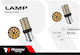 Raistar Λάμπες Αυτοκινήτου S25 LED Λευκό 12V 1.5W 2τμχ