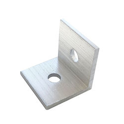 Showood Anschluss-Winkel für Gartenpergola aus Aluminium 2x2cm 1Stück