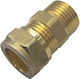 T-Fittings Ραкор Свързване на тръба Мед 1/2" Мъжки 16мм 2510