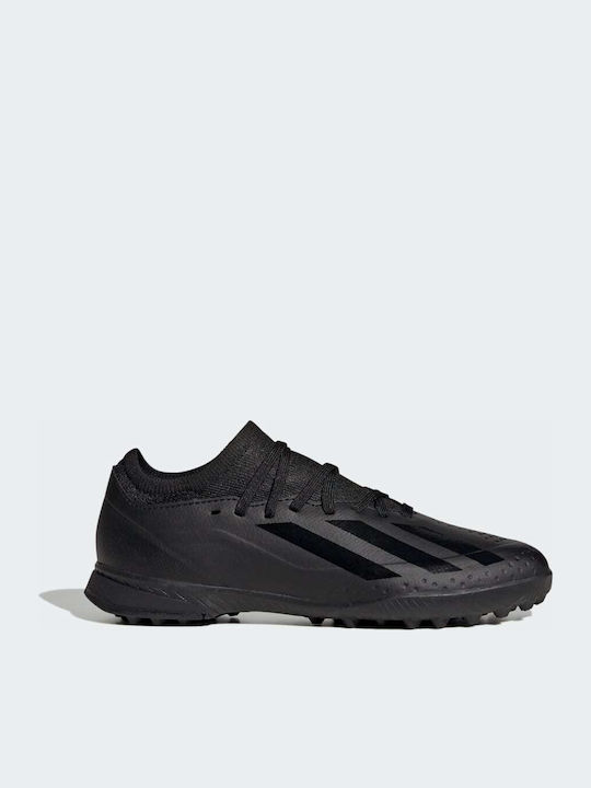 X Crazyfast.3 Kids Turf Soccer Shoes Core Black