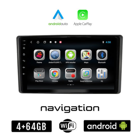 Booma Auto-Audiosystem für Toyota Anheben 2020+ (Bluetooth/USB/WiFi/GPS/Apple-Carplay/Android-Auto) mit Touchscreen 9"