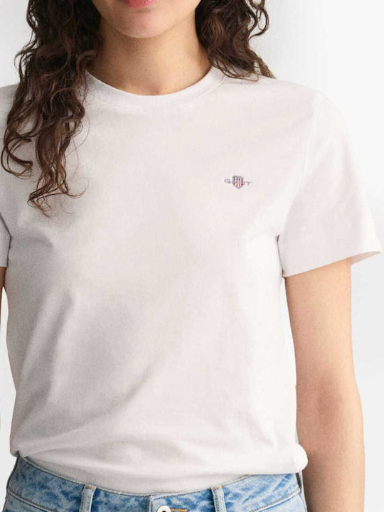 Gant Γυναικείο T-shirt Λευκό