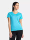 Kilpi Feminin Sport Tricou Albastru deschis