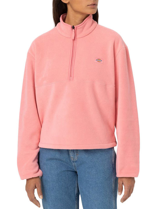 Louisburg Winter Women's Fleece Blouse Long Sleeve Pink