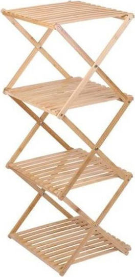 ArteLibre Rafturi de baie Raft Baie Lemn 40x33.5x93.5cm Bej