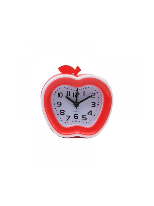 Tabletop Clock with Alarm Red 005339_R