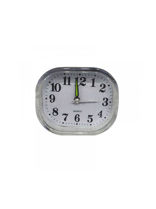 Tabletop Clock with Alarm White 606117_W