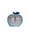 Tabletop Clock with Indicators Plastic with Alarm Clock Blue 606131_BL