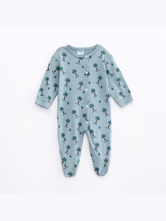 Funky Baby Bodysuit Set Long-Sleeved Blue