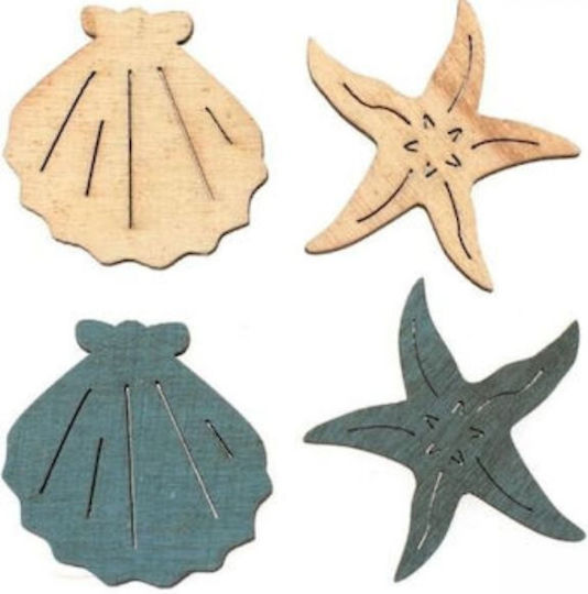 Glorex Wooden Stars 12pcs