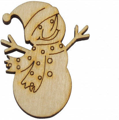 Dreweks Holzhandwerksdekoration Figur 3.8x3.1cm (Verschiedene Designs)