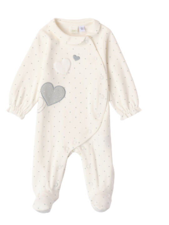 iDO Baby Bodysuit Set Long-Sleeved Ecru