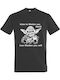 T-shirt Iron Maiden Yoda σε Γκρι χρώμα