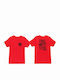 Softworld T-shirt σε Κόκκινο χρώμα
