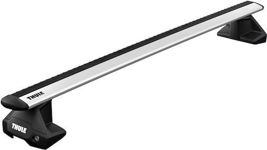 Thule Roof Bars Aluminum Evo Wing Bar 127cm. (with Roof Rack Legs and Lock) Silver