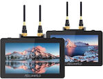 FeelWorld FR6+FT6 Two 5.5" On-Camera Monitors With Wireless Transmitter & Receiver System Monitor - Rekorder FR6FT6