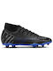 Nike Mercurial Superfly 9 Club FG/MG Înalt Pantofi de Fotbal cu clești Albastre