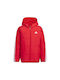 Adidas Kinderjacke Kurz mit Kapuze Rot Lk Pad