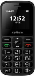 MyPhone Halo A Dual SIM Mobil cu Buton Mare Negru