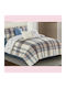 Olia Home Πάπλωμα Υπέρδιπλο 234x244εκ. Μπεζ