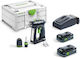 Festool C18 HPC 4,0 I-Plus Двигател За Бормашина На Батерия Безчетков 18V 2x4Ah