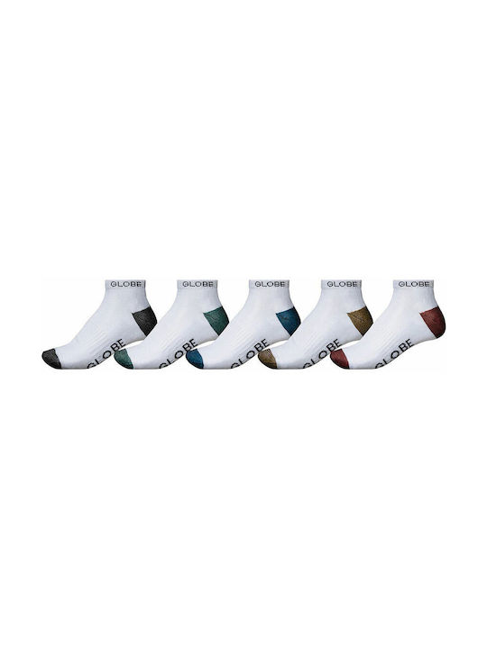 Globe Socken Weiß 5Pack