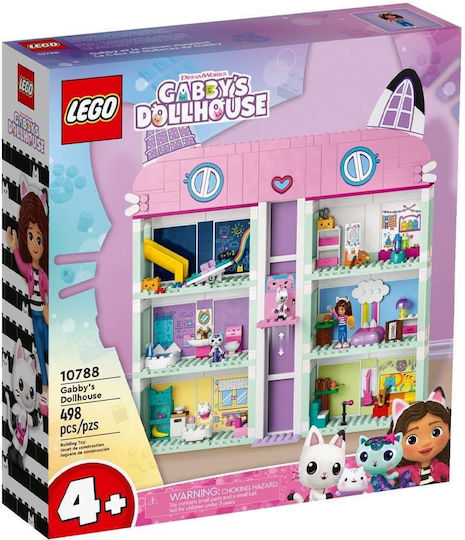 LEGO Gabby's Dollhouse Gabby's Dollhouse for 4+ Years 498 Pieces