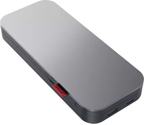 Lenovo Go Power Bank 20000mAh 65W με Θύρα USB-A και Θύρα USB-C Power Delivery Storm Grey